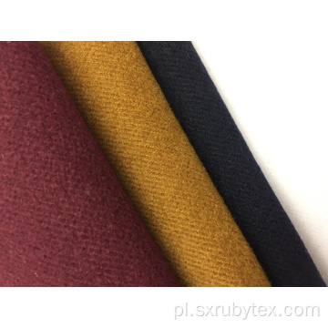 Poliester Superfine Twill Knit Solid Fabric